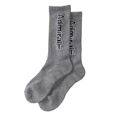 アドミラル ゴルフ（Admiral GOLF）ゴルフ クルー丈ゴルフソックス 靴下 ADMB316F-GRY