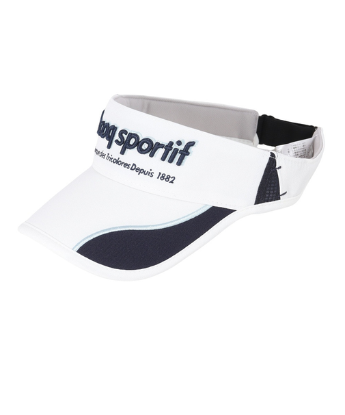 ルコックスポルティフ（lecoqsportif）ゴルフ ゴルファーズサンバイザー QGBWJC50 WH00