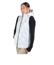 ROSASEN（ROSASEN）ゴルフウェア アウター ストレッチリップドット迷彩柄中綿ベスト 045-49071-005