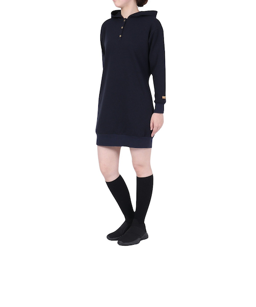 フィドラ（FIDRA）ゴルフウェア 吸湿 発熱 プリーツニット ワンピース