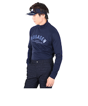 ROSASEN(ROSASEN)ゴルフウェア 防風 発熱 ラグウォームベア天竺裏起毛長袖ハイネック 044-29012-098