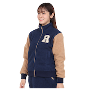 ROSASENゴルフウェア アウター A-Line ダブルフェイスボアブルゾン 048-59011-098