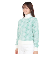 ROSASEN(ROSASEN)ゴルフウェア 防寒 A-Line ランダムリブ 長袖ハイネックニット 048-19014-023