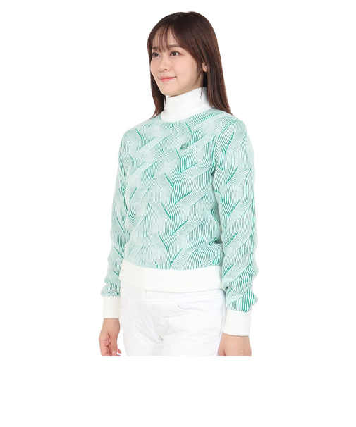 ROSASEN（ROSASEN）ゴルフウェア 防寒 A-Line ランダムリブ 長袖ハイネックニット 048-19014-023