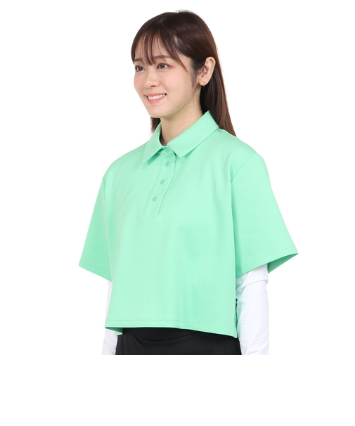 J.LINDEBERG(J.LINDEBERG)ゴルフウェア 短丈 ポロシャツ クロップドトップス 072-29940-022