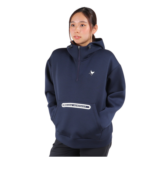 クランク（CLUNK）ゴルフウェア 軽量 パーカー 秋冬モデル ダンボールニット フーディー CL5QUY08 NVY