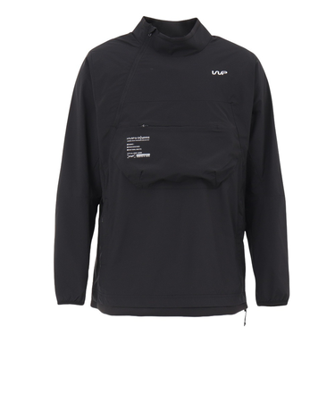 ザ・ワープ・バイ・エネーレ（The Warp By Ennerre）ゴルフウェア 撥水 LIGHT PUFF 長袖プルオーバー WG5QTY13 BLK