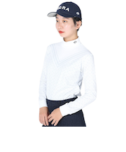 フィドラ（FIDRA）ゴルフウェア 保温 ハイネックシャツ FD5QUG20 WHT.