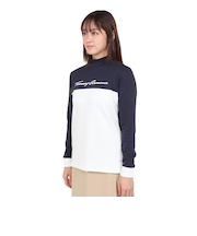 トミーアーマー（Tommy Armour）ゴルフウェア トップス 発熱 裏起毛 ヒートクロス 長袖モックネック TAMR23F070018 NVY