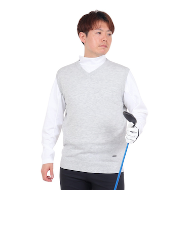 エピキュール（epicure）ゴルフウェア 14GG天竺Vネックベスト 151-40970-012