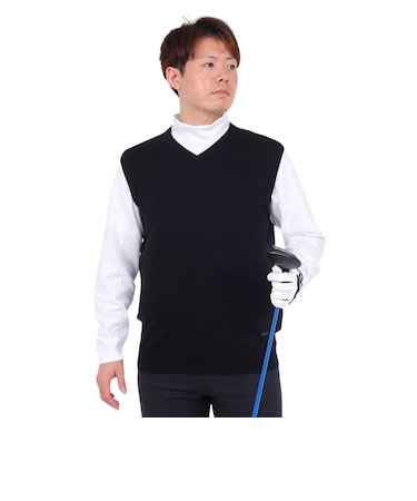 エピキュール（epicure）ゴルフウェア 14GG天竺Vネックベスト 151-40970-019