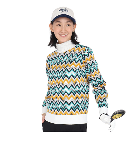 クランク（CLUNK）ゴルフウェア ハイゲージクルーニット CL5QUJ10 WHT