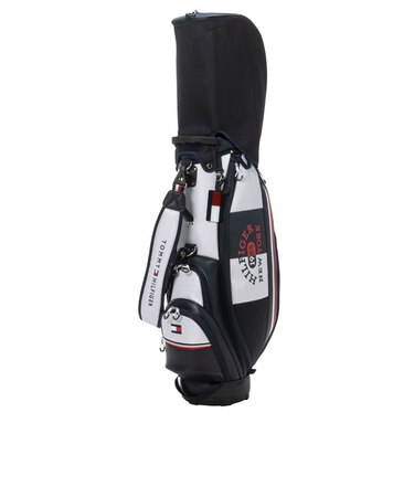 ゴルフ キャディバッグ 軽量 カート式 9型 4分割 ミックス THMG3FC8-WHT