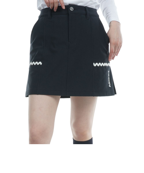 アドミラル ゴルフ（Admiral GOLF）ゴルフウェア ウォームストレッチサイドタックスカート ADLA373-NVY