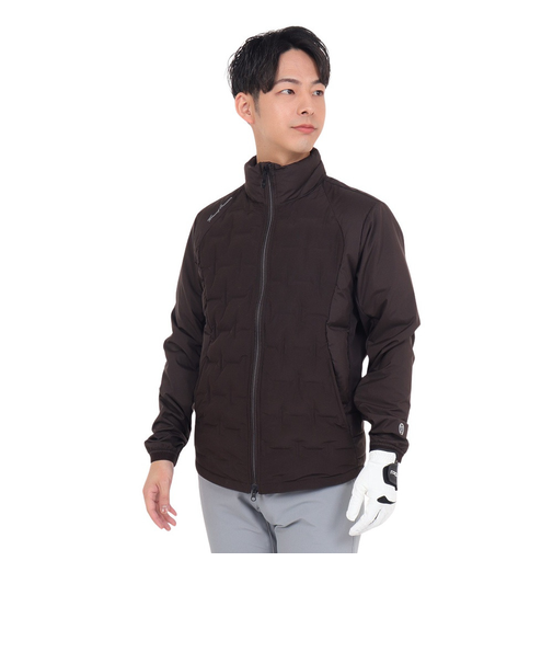 トミーアーマー(Tommy Armour)ゴルフウェア アウター 防風 発熱 ムーブダウン3 フルジップジャケット TADK23F010007 BRN