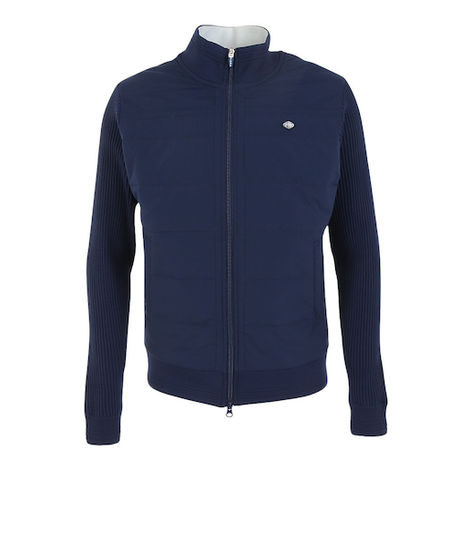 フィドラ（FIDRA）ゴルフウェア アウター 発熱 ハイブリッド中綿ニット FD5QTY17 NVY