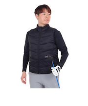 パフォーマンスギア（PG）ゴルフウェア アウター 発熱 パッカブル中綿ベスト 401PG3SEG0002 BLK