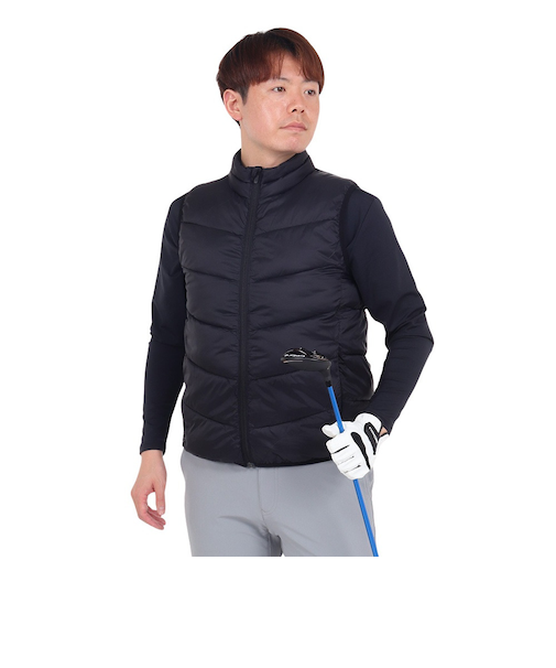 パフォーマンスギア（PG）ゴルフウェア アウター 発熱 パッカブル中綿ベスト 401PG3SEG0002 BLK