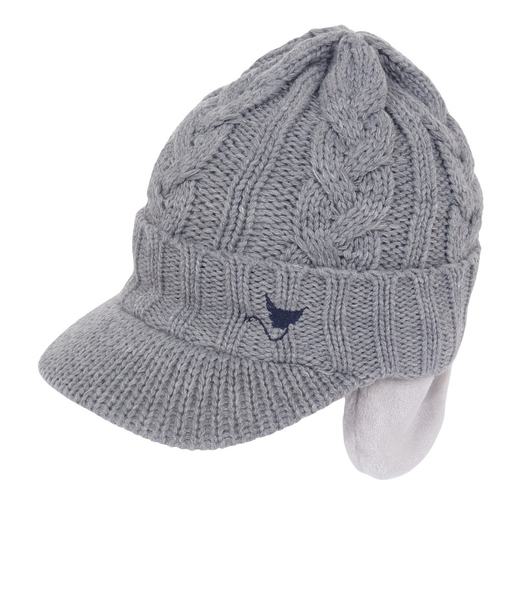 クランク（CLUNK）ゴルフ 防寒 イヤーフラップ ニットキャップ CL5QWC30 GRY