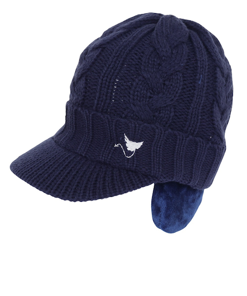 クランク（CLUNK）ゴルフ イヤーフラップ ニットキャップ CL5QWC30 NVY