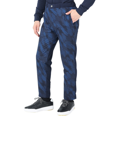 ROSASEN（ROSASEN）ゴルフウェア 保温 ストレッチリップドット迷彩パンツ 044-79111-098