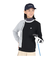 トミーアーマー(Tommy Armour)ゴルフウェア 軽量 Tech JQ ニット 長袖クルーネック TAPLU23F070012 BLK