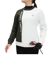 トミーアーマー(Tommy Armour)ゴルフウェア 軽量 Tech JQ ニット 長袖クルーネック TAPLU23F070012 WHT