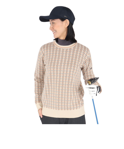 エピキュール（epicure）ゴルフウェア WJQクルーネックプルオーバー 152-19012-053