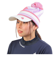 ルコックスポルティフ（lecoqsportif）ゴルフ 防寒 庇付きニットキャップ QGCWJC05 WH00