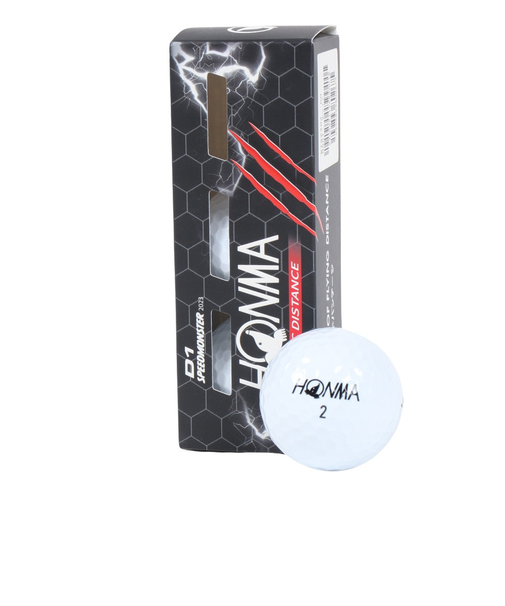 本間ゴルフ（HONMA）D1 SPEEDMONSTER 2023 BTQ2302 0001 WH スリーブ(3個入り)