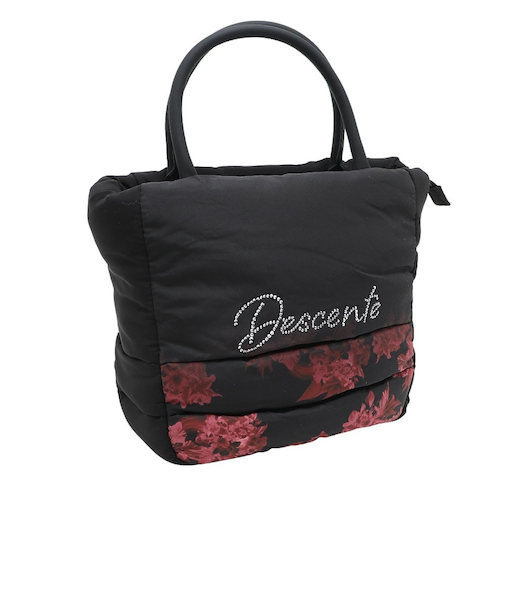 デサントゴルフ（DESCENTEGOLF）ゴルフ 抗菌防臭 花柄プリント トート型カートバッグ DQCUJA40 BK00