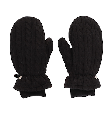 マンシング（MUNSING）ゴルフ 防寒 保温 手袋 ミトングローブ ケーブル編み ハンドウォーマー MGCWJD50 BK00