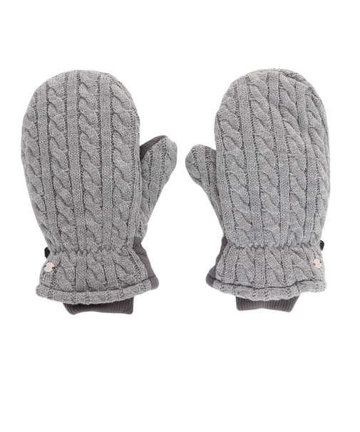 マンシング（MUNSING）ゴルフ 防寒 保温 手袋 ミトングローブ ケーブル編み ハンドウォーマー MGCWJD50 GY00