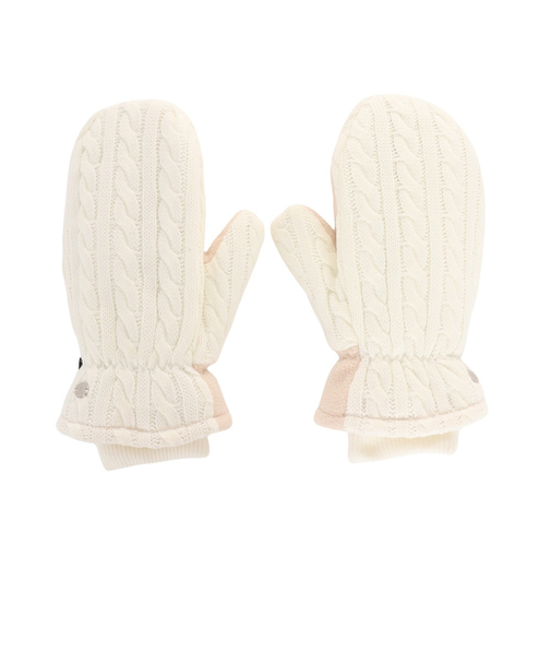 マンシング（MUNSING）ゴルフ 防寒 保温 手袋 ミトングローブ ケーブル編み ハンドウォーマー MGCWJD50 WH00