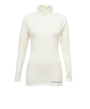 トミーアーマー(Tommy Armour)ゴルフウェア 発熱 保温 ヒートクロス ウール ミックス ハイネックシャツ TAGC23F080015 WHT