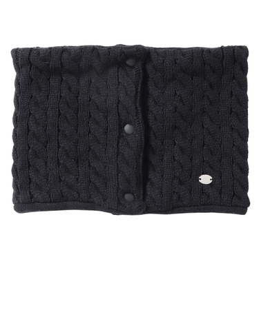 マンシング（MUNSING）ゴルフ 防寒 保温 ケーブル編み ネックウォーマー MGCWJK51 BK00