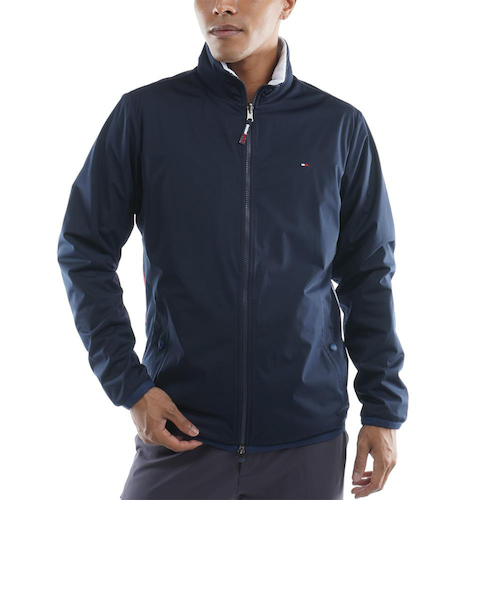 ゴルフウェア アウター フラッグ リバーシブルジャケット THMA293-NVY