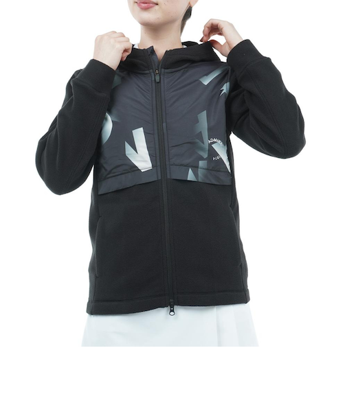 アドミラル ゴルフ（Admiral GOLF）ゴルフウェア アウター パーカー パフォーマンスフリースジャケット ADLA275-BLK