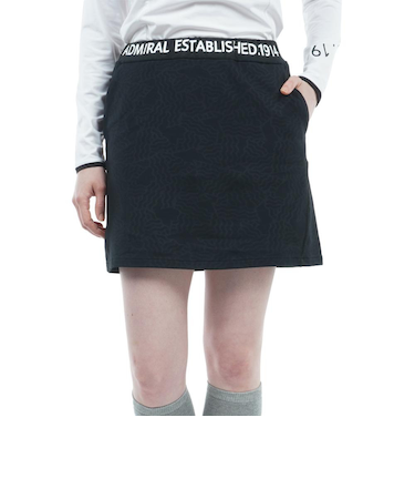 アドミラル ゴルフ（Admiral GOLF）ゴルフウェア パフォーマンススエードタッチスカート ADLA280-BLK