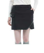 アドミラル ゴルフ（Admiral GOLF）ゴルフウェア 保温 ツイードライクウォームストレッチスカート ADLA293-BLK