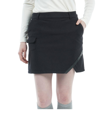 アドミラル ゴルフ（Admiral GOLF）ゴルフウェア 保温 ツイードライクウォームストレッチスカート ADLA293-BLK