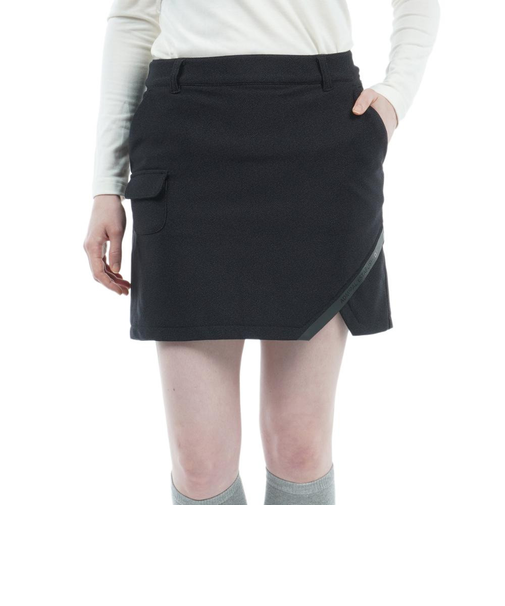 アドミラル ゴルフ（Admiral GOLF）ゴルフウェア 保温 ツイードライクウォームストレッチスカート ADLA293-BLK