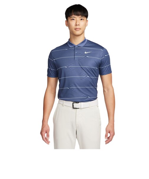 ナイキ（NIKE）ゴルフウェア ビクトリー ドライフィット 半袖 ゴルフポロシャツ FD5830-410