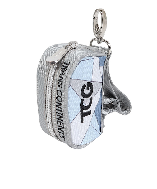 トランスコンチネンツ（TRANS CONTINENTS）ゴルフ ボールポーチ ボールケース 2球用 TCBP-916gRY