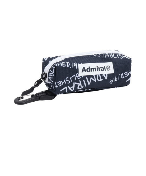 アドミラル ゴルフ（Admiral GOLF）ゴルフ ボールポーチ ボールケース 3球用 モノグラム ADMG4AE2-NVY