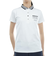 アドミラル ゴルフ（Admiral GOLF）ゴルフウェア ロゴジャカード 半袖ポロシャツ ADLA411-WHT