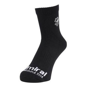 アドミラル ゴルフ（Admiral GOLF）ゴルフ 吸汗速乾 抗菌防臭 ランパント ミドルソックス ADMB4A20-BLK