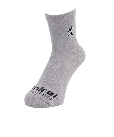 アドミラル ゴルフ（Admiral GOLF）ゴルフ 吸汗速乾 抗菌防臭 ランパント ミドルソックス ADMB4A20-GRY