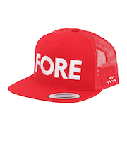 ゴルフ FORE キャップ TEMC301F-RED