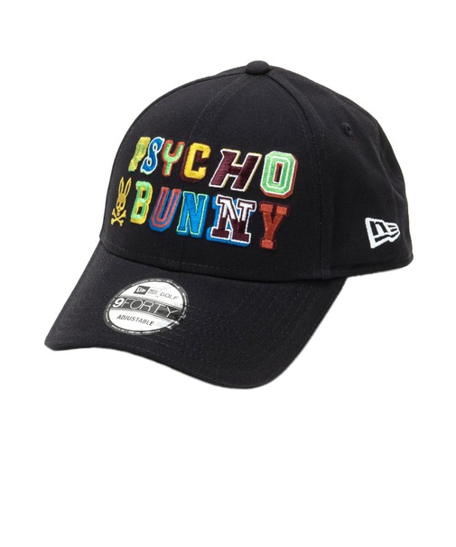 サイコバニー（Psycho Bunny）キャップ NEW ERAコラボ PBMG401F-ネイビー